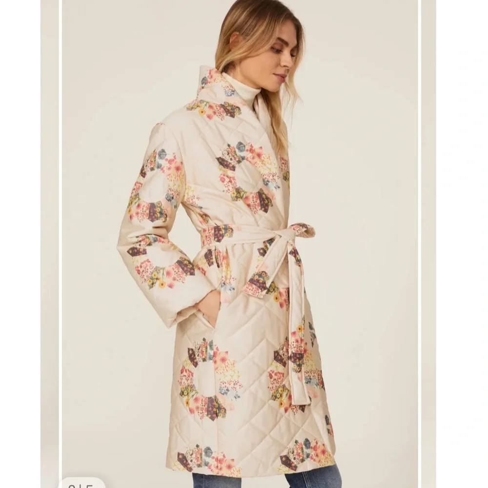 Quilted patchwork Coat - Picture 9 of 16